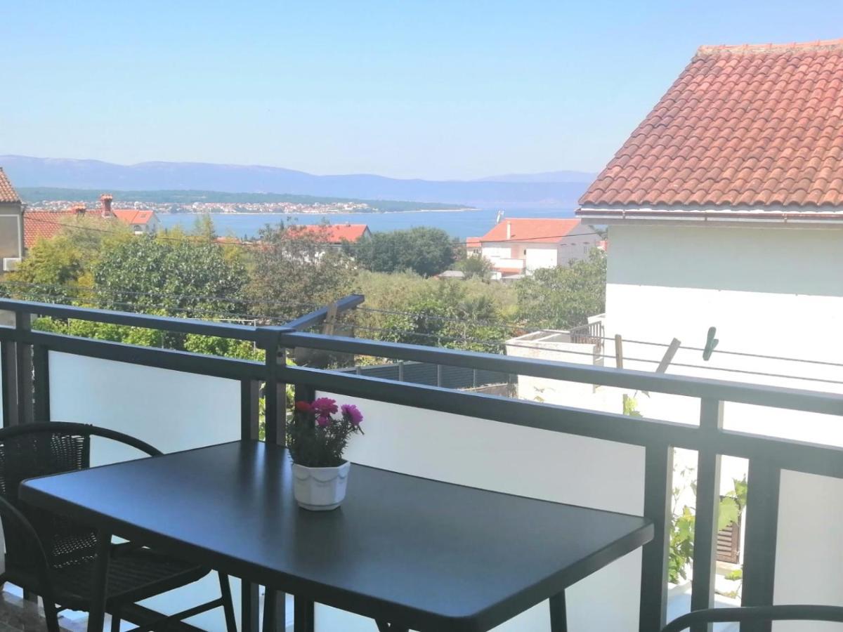 Lovely Sea View House In Malinska Island Krk Ngoại thất bức ảnh
